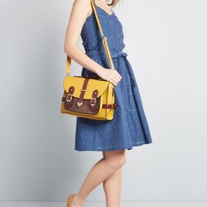 Authentically Academic Bag in Mustard Never Used!